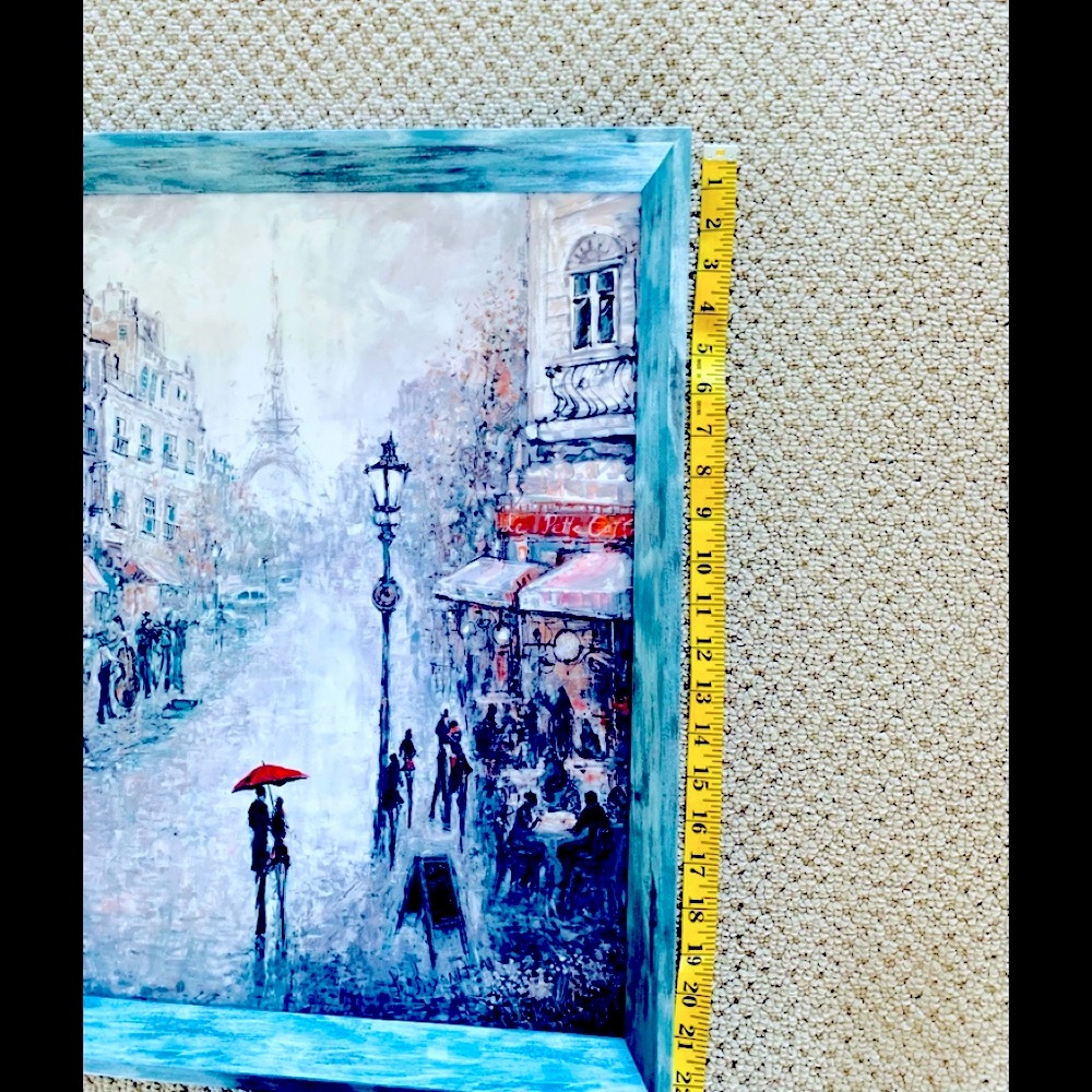 Paris in the Rain Framed Photograph - Picture 2 of 2